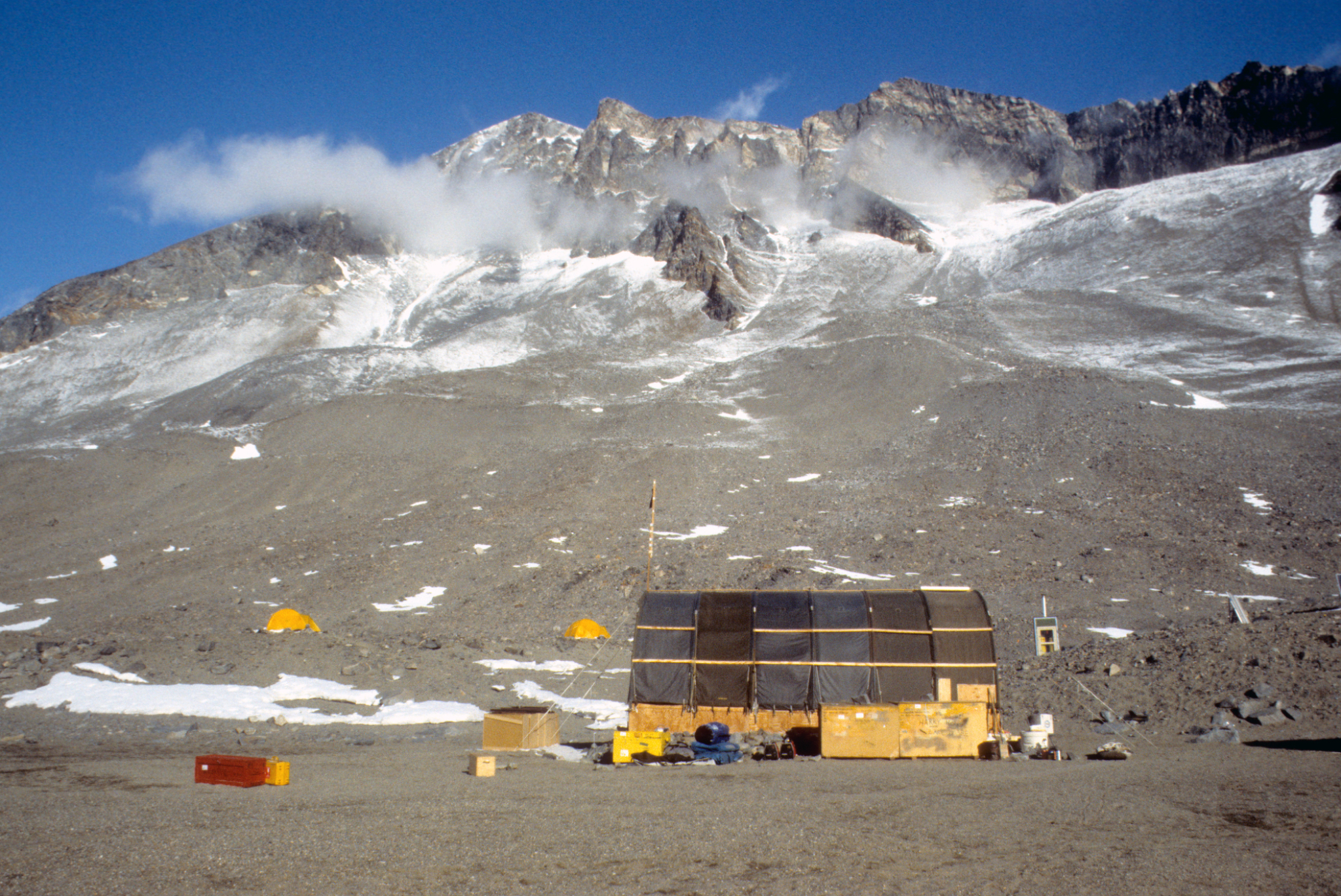 Quanset hut at Lake Fryxell
